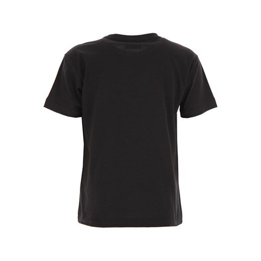 Czarny t-shirt chłopięce Versace 