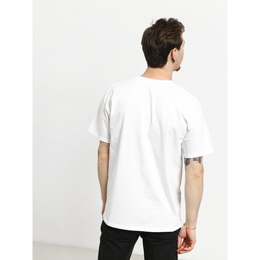 T-shirt męski Diamond Supply Co. biały jesienny z krótkim rękawem 