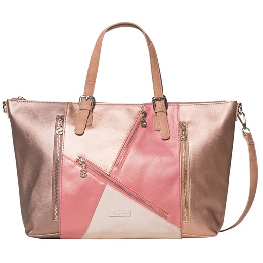 Shopper bag Desigual matowa bez dodatków na ramię elegancka duża 