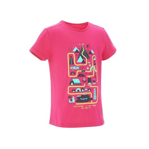 Koszulka MH100 dla dziewczynek Quechua  113-121cm 5-6A Decathlon