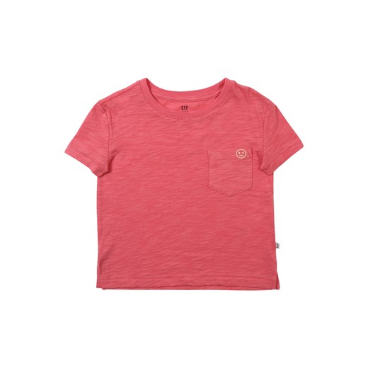 Różowa bluzka dziewczęca Gap z krótkim rękawem 