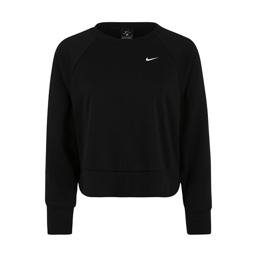 Czarna bluza sportowa Nike bez wzorów na zimę dresowa 