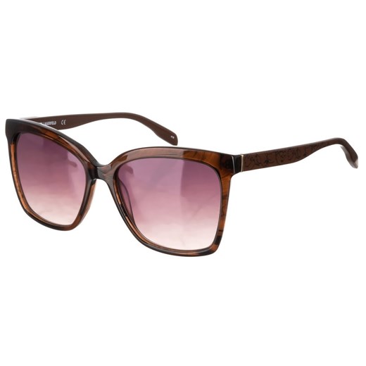 Karl Lagerfeld damskie okulary przeciwsłoneczne brązowy, BEZPŁATNY ODBIÓR: WROCŁAW! Karl Lagerfeld   Mall