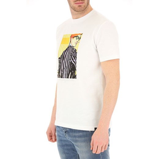 T-shirt męski Lardini jesienny z krótkim rękawem 