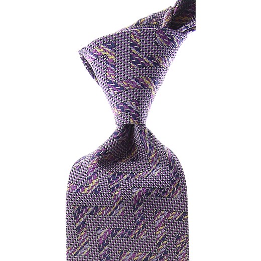 Krawat fioletowy Missoni 