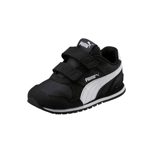 Buty sportowe dziecięce Puma czarne bez wzorów na wiosnę 