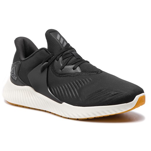 Buty sportowe damskie Adidas do biegania alphabounce gładkie na płaskiej podeszwie sznurowane
