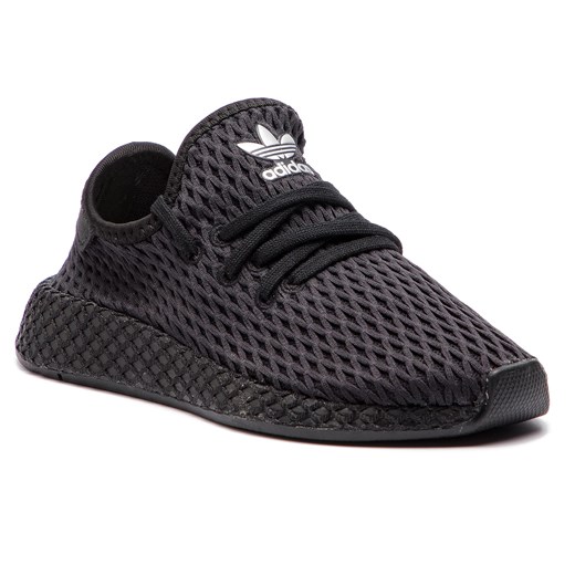 Buty sportowe dziecięce Adidas czarne wiązane 