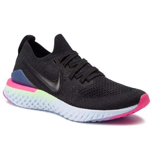 Buty NIKE - Epic Raect Flyknit 2 (GS) AQ3243 003 Black/Black/Sapphire  Nike 38 eobuwie.pl