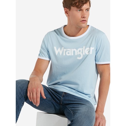 T-shirt męski Wrangler z krótkim rękawem młodzieżowy 