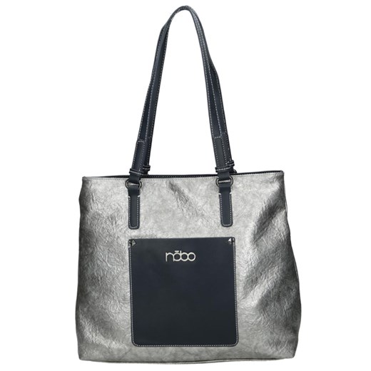 Shopper bag Nobo bez dodatków matowa na ramię 