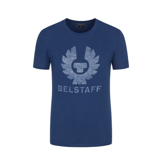 Belstaff, T-shirt z nadrukiem z przodu Niebieski  Belstaff 4XL Hirmer