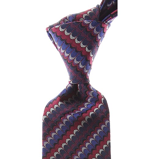 Krawat Missoni w abstrakcyjnym wzorze 