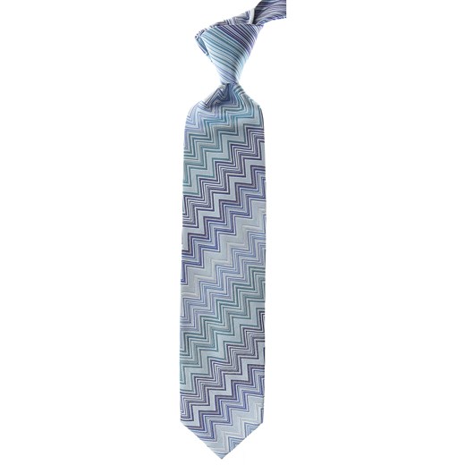 Missoni krawat w abstrakcyjnym wzorze 