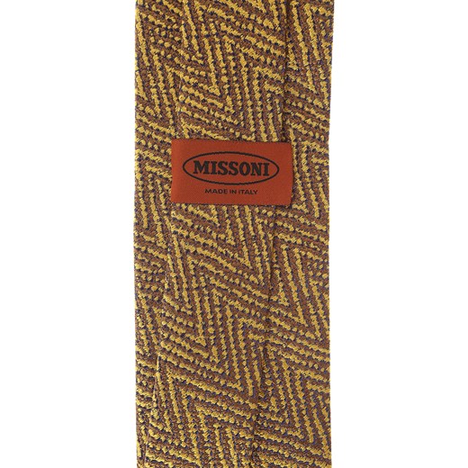 Złoty krawat Missoni 