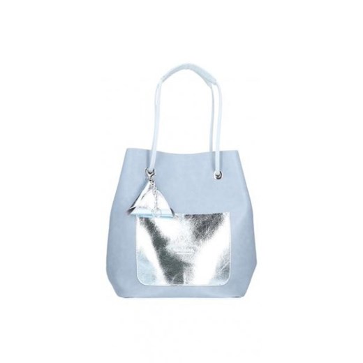 Shopper bag Chiara Design niebieska 