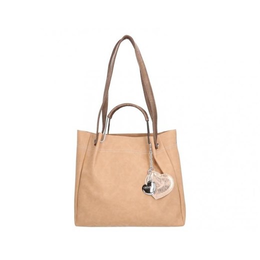 Shopper bag Chiara Design z breloczkiem do ręki duża 