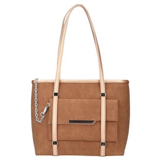 Shopper bag Chiara Design matowa duża glamour 