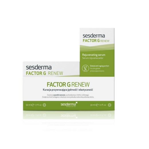 Sesderma - Zestaw Factor G Renew: krem regenerujący + serum, 50ml + 30ml Sesderma uniwersalny okazja Livinia