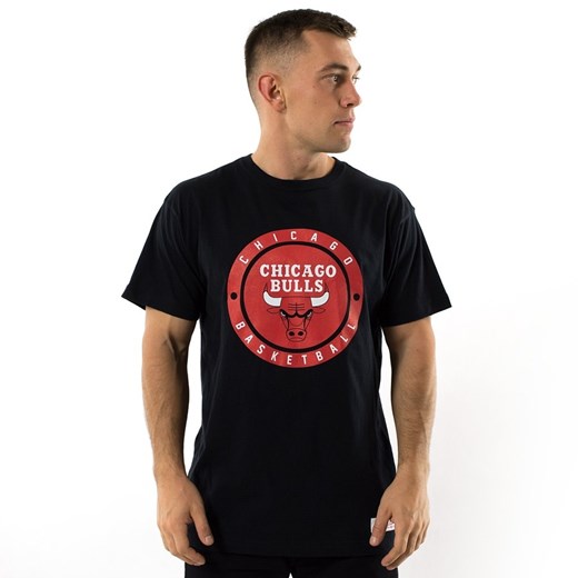 Koszulka męska Mitchell and Ness t-shirt Circle Patch Chicago Bulls black Mitchell And Ness  L matshop.pl