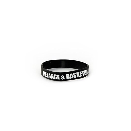 Opaska na rękę MAT Wear wristband Melange&Basketball black / white