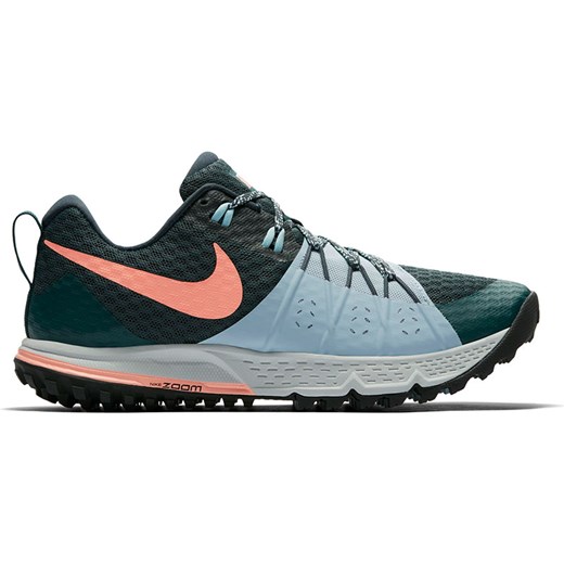 Buty sportowe damskie Nike do biegania zoom bez wzorów na wiosnę na płaskiej podeszwie sznurowane 