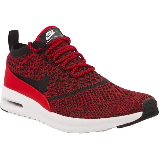 Buty sportowe damskie Nike dla biegaczy air max thea z tkaniny bez wzorów płaskie sznurowane 