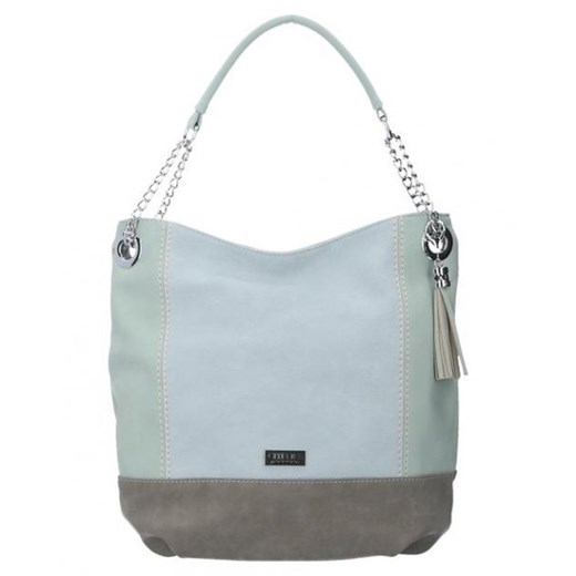 Shopper bag wielokolorowa Chiara Design na ramię 