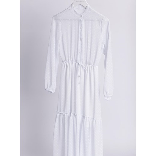 Selfieroom sukienka biała casual 