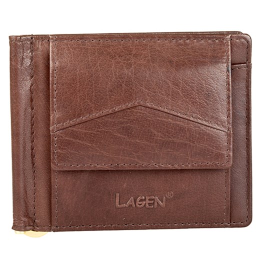 Brązowy portfel męski Lagen 