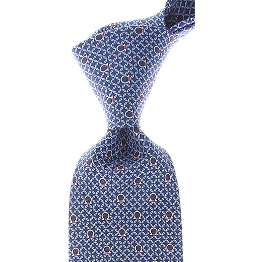 Krawat Salvatore Ferragamo w abstrakcyjnym wzorze 