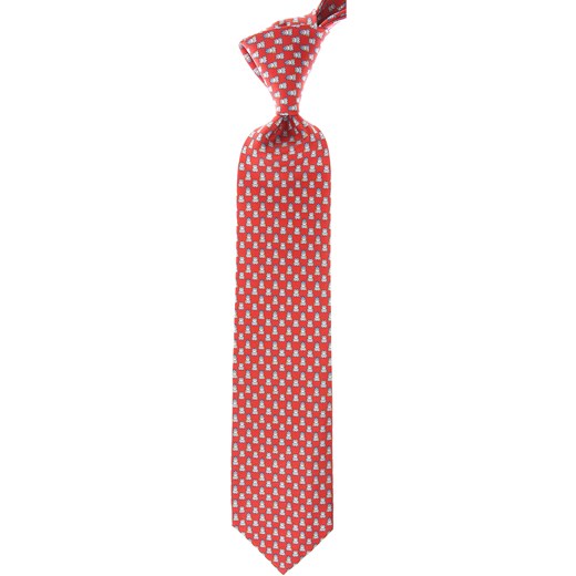 Krawat czerwony Salvatore Ferragamo 