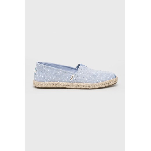 Toms - Espadryle Chambray Dots On Rope Toms  38 ANSWEAR.com