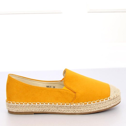 Espadryle damskie żółte 180-5 Yellow  Buty Butymodne 38 okazyjna cena ButyModne.pl 