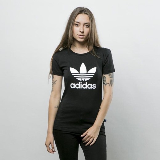 Adidas Originals koszulka Boyfriend Trefoil black CV9888  Adidas Originals 38 bludshop.com