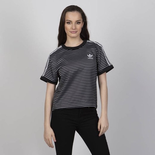 Adidas Originals koszulka damska 3 Stripes Tee black 34 okazyjna cena bludshop.com