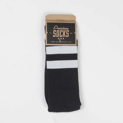 Skarpety American Socks Back In Black II - Mid High black / white - white - white American Socks  uniwersalny bludshop.com