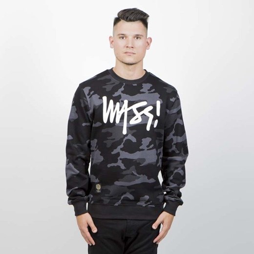 Bluza Mass Denim Sweatshirt Crewneck Signature black camo Mass Denim S bludshop.com