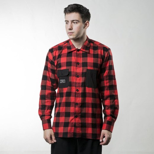 Koszula Turbokolor TNS Flannel Shirt red / black ss16 Turbokolor  XL bludshop.com