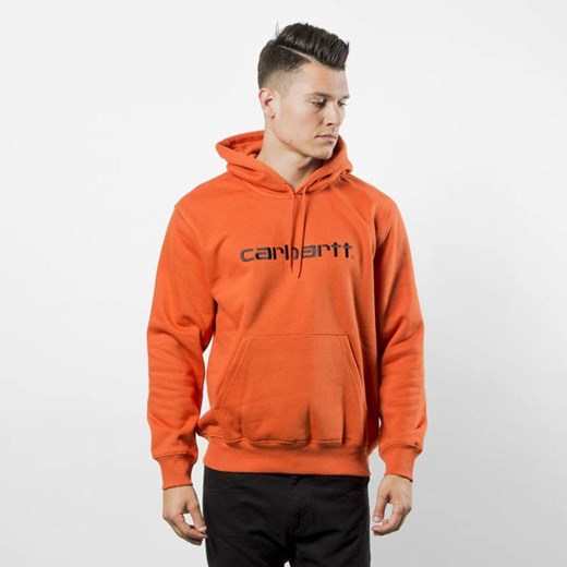 Pomarańczowy bluza męska Carhartt Wip w stylu młodzieżowym 