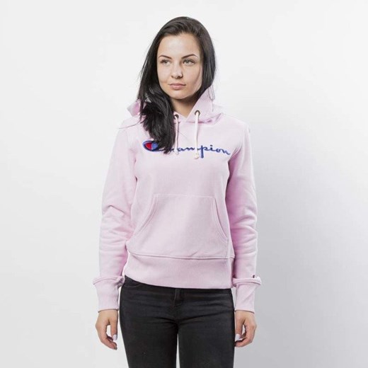 Bluza damska Champion Sweatshirt Reverse Weave Hoody pink 109275/S17/2549  Champion XS bludshop.com