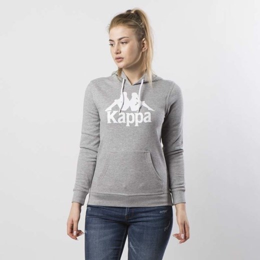 Bluza damska Kappa Authentic Zimy Hoody grey mid melange 303NKK0-77M Kappa M bludshop.com promocyjna cena