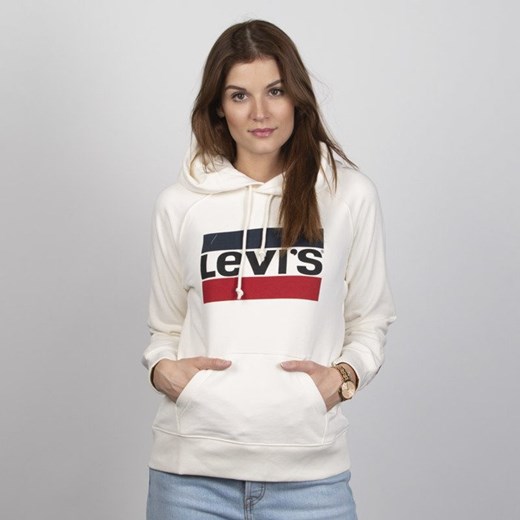 Levis Red Tab bluza damska beżowa na jesień krótka