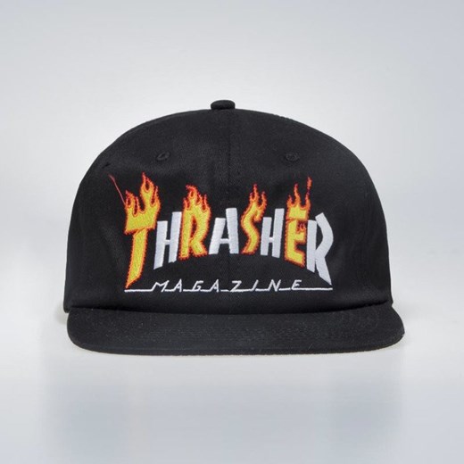 Czapka Thrasher Flame Mag Snapback Cap black Thrasher  uniwersalny bludshop.com