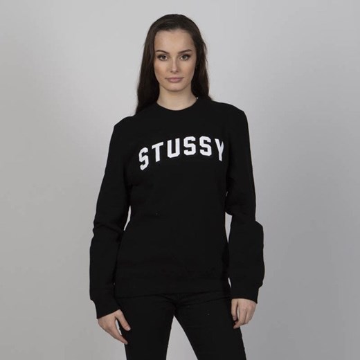Bluza damska Stussy Collegiate Crew black Stussy M bludshop.com okazyjna cena