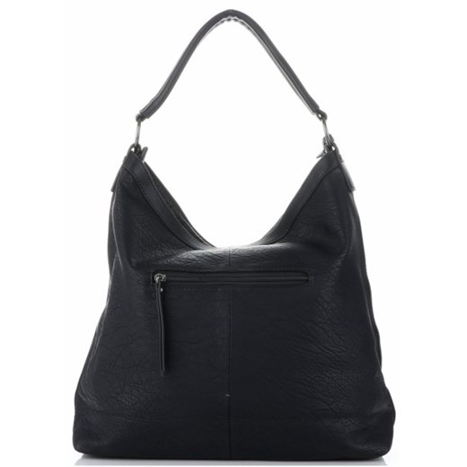 Shopper bag Diana&Co z tłoczeniem ze skóry ekologicznej bez dodatków duża 