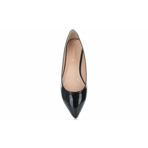 Eleganckie Lakierowane Balerinki Damskie Bellucci Czarne (kolory)