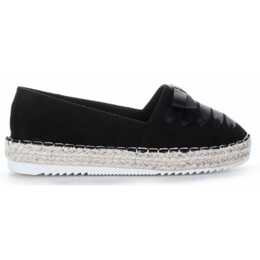 Modne Espadryle Damskie firmy Bellucci Czarne