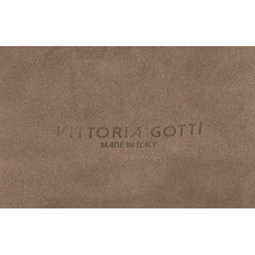 Pojemne Torebki Skórzane w rozmiarze XXL Włoski ShopperBag firmy Vittoria Gotti Ziemisty (kolory)