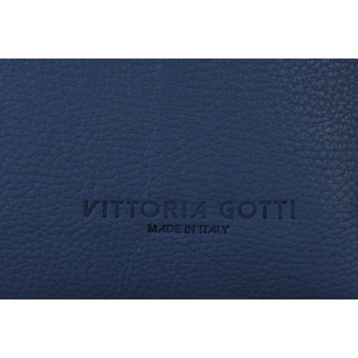 Shopper bag Vittoria Gotti matowa skórzana 